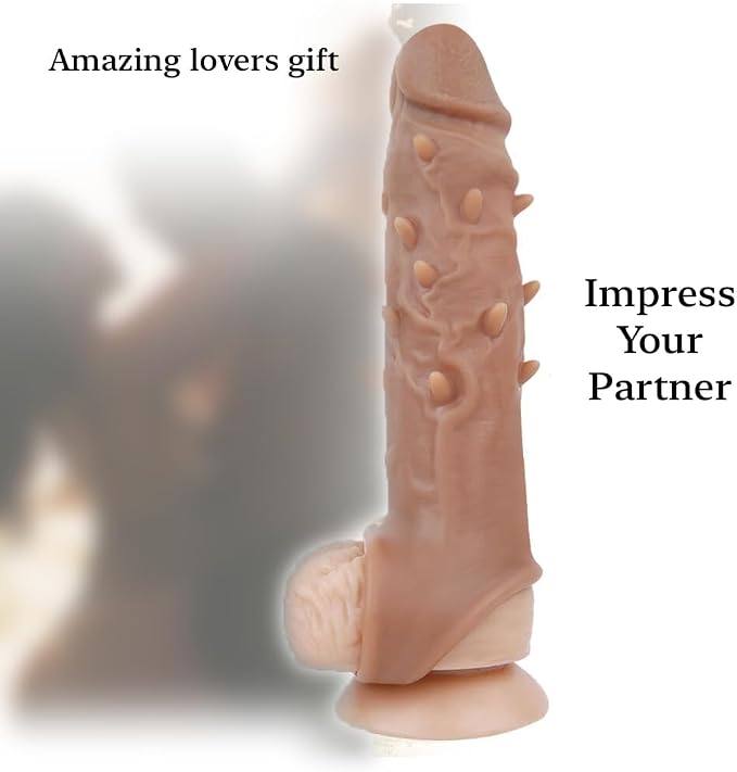 Performance Wellness Sleeve – Premium Reusable Silicone Extension with Ergonomic Contours, Flexible Comfort Fit, Textured Surface & Durable Easy-Care Desig