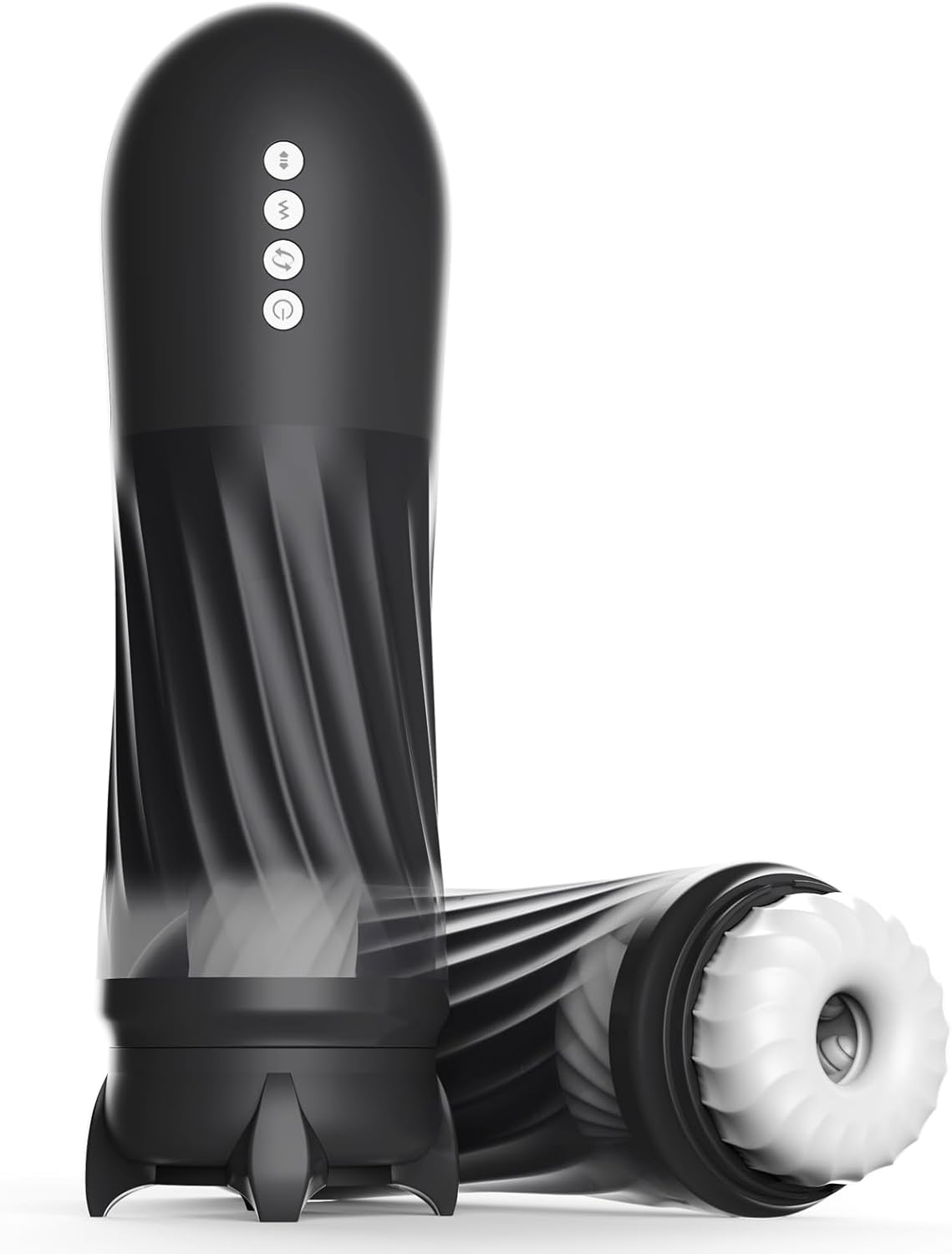 Automatic Personal Wellness Massager – Hands-Free Device with 3 Twisting, 5 Dynamic Motion & Vibration Modes, Gentle Warming Function, Soft-Touch Interior & Ergonomic Design