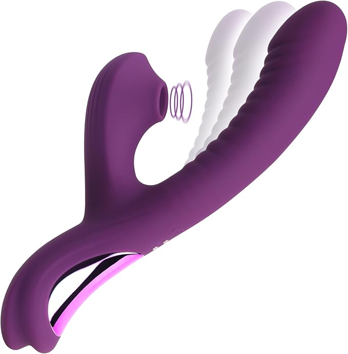 Personal Wellness Massager – Flexible Waterproof Silicone Device with 3 Gentle Suction Modes, 10 Vibration Settings, Dual-Zone Comfort Design & Ergonomic Fit