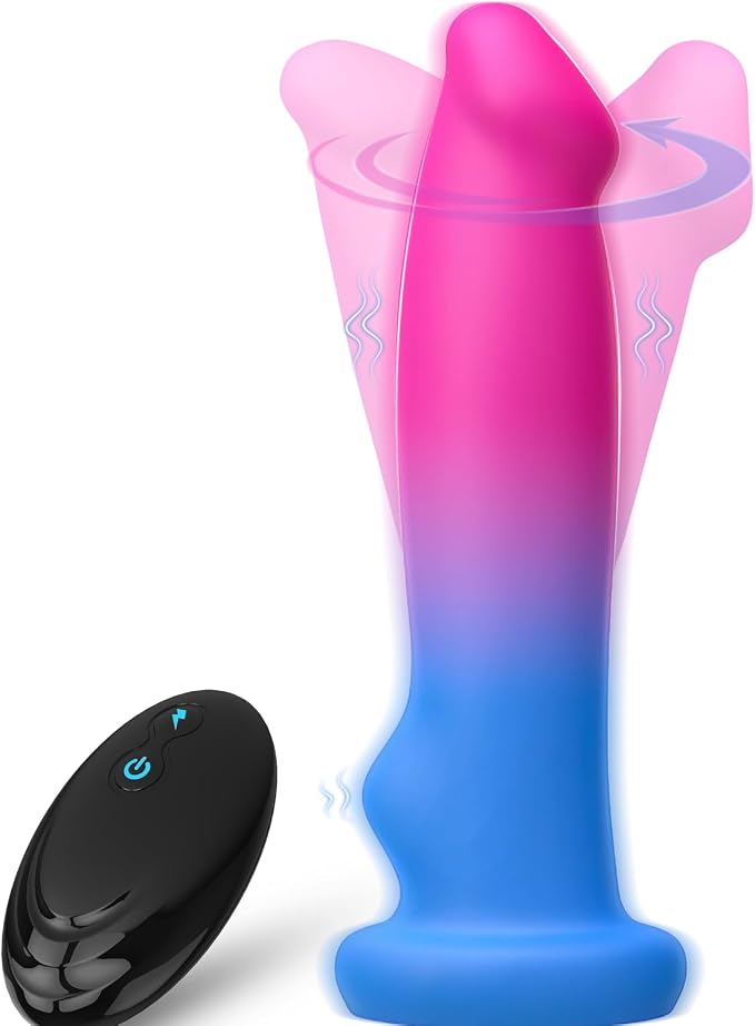 Personal Massager – Waterproof Remote-Control Wellness Device with 10+1 Comfort Modes, Dual-Action Rotation & Vibration, Hands-Free Suction Base and Ergonomic Desig.