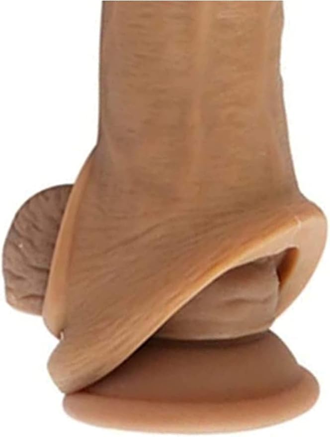 Performance Wellness Sleeve – Premium Soft-Silicone Extension with Ergonomic Contours, Flexible Comfort Fit, Reusable Design & Supportive Enhancement Profile – Brown