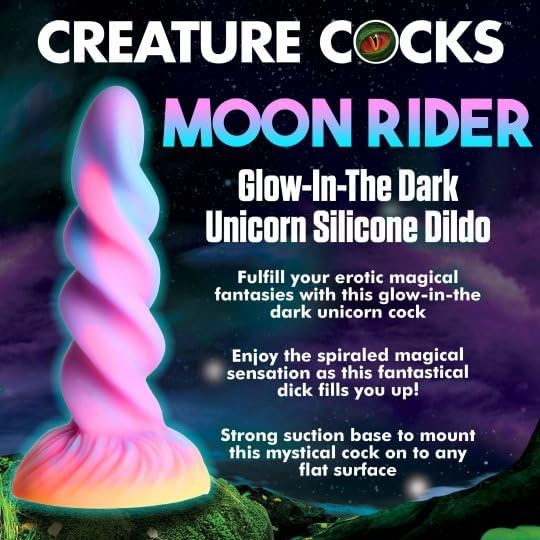 # Premium Glow-In-The-Dark Silicone Personal Wellness Massager  Firm yet Flexible Body-Safe Silicone Design with Unique Textured Finish, Hands-Free Suction Base, Phthalate-Free Construction, and Premium Fantasy-Inspired Styling.