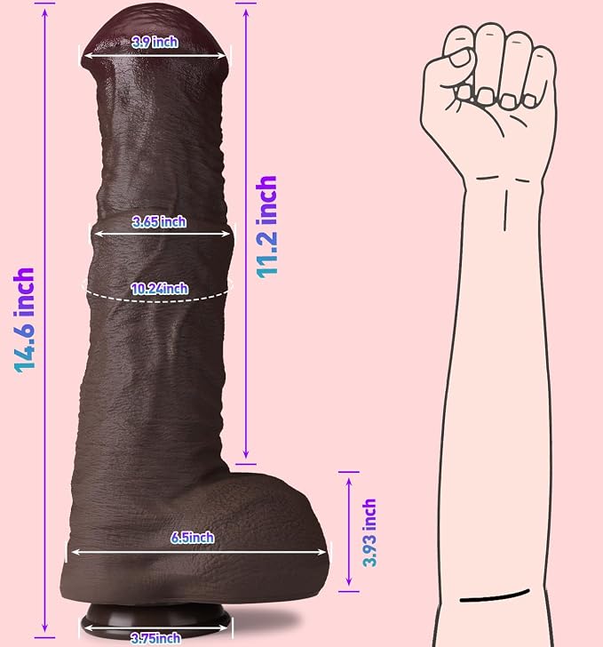 Premium Body Wellness Companion – Extra-Large Soft-Touch Silicone Design with Flexible Ergonomic Contours, Ribbed Texture & Stable Hands-Free Base
