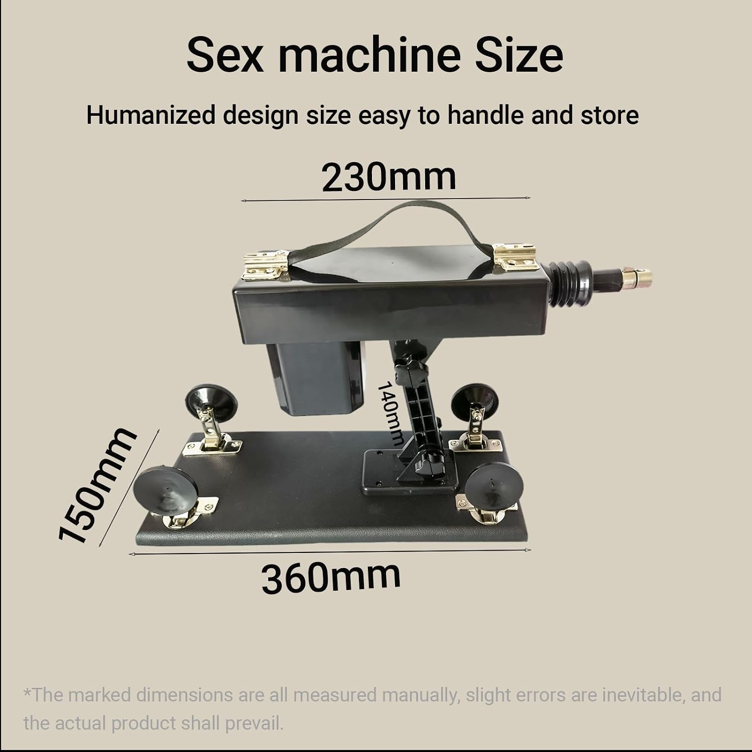 Automatic Personal Massager System – Multi-Attachment Wellness Device with 8 Interchangeable Accessories, Stable Suction Base, Adjustable Motion Control & Ergonomic Design
