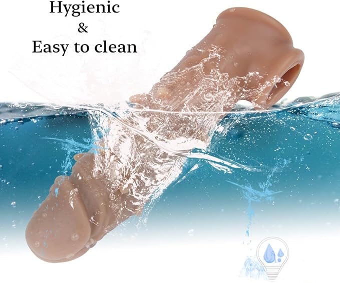Performance Wellness Sleeve – Premium Reusable Silicone Extension with Ergonomic Contours, Flexible Comfort Fit, Textured Surface & Durable Easy-Care Desig