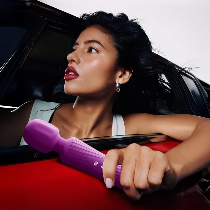 Personal Massager - 4H Battery, Powerful Vibrating Massager (Purple) | Powerful and Quiet for Private Self Care, 4H Battery, 20 Modes 8 Speeds, Soft Silicone, Storage Bag Included, Valentines Gift