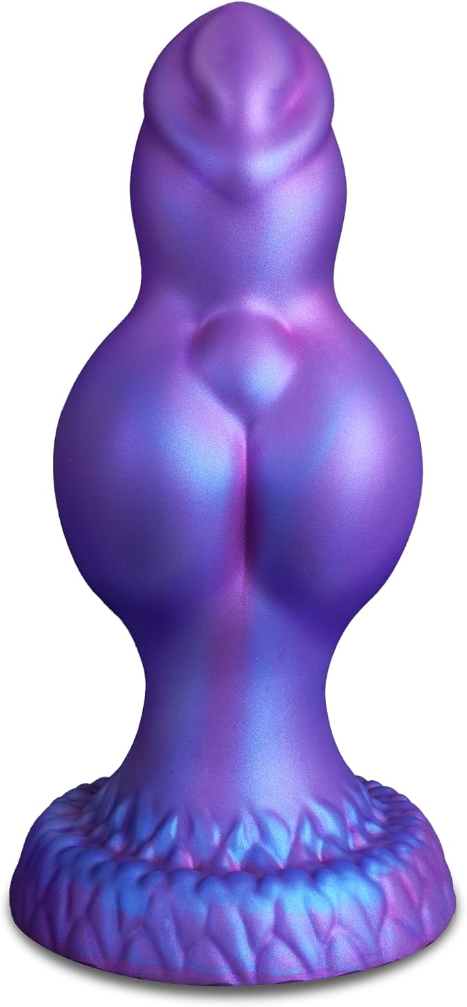 XXL Personal Wellness Companion – Premium Soft-Touch Silicone Design with 3-Inch Wide Profile, Knotted Ergonomic Contours, Strong Suction Base & Stable Hands-Free Support