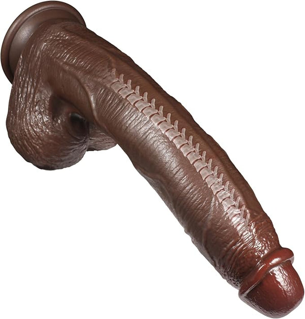 XXL Personal Wellness Companion – Premium Dual-Layer Silicone Design with Flexible Shaft, Realistic Soft-Touch Finish, Stable Suction Base & Ergonomic Comfor