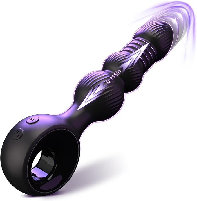 Personal Wellness Massager – Rechargeable Remote-Control Device with 10 Vibration & 7 Dynamic Motion Modes, Flexible Beaded Design, Ergonomic Comfort & Adjustable Fit