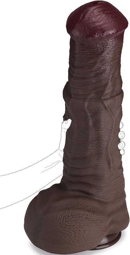 Premium Body Wellness Companion – Extra-Large Soft-Touch Silicone Design with Flexible Ergonomic Contours, Ribbed Texture & Stable Hands-Free Base
