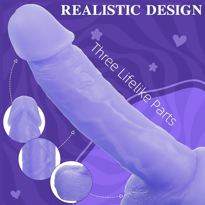 Personal Wellness Companion – Premium Soft-Touch Silicone Design with Strong Suction Base, Hands-Free Stability, Ergonomic 7.7-Inch Profile & Beginner-Friendly Comfort
