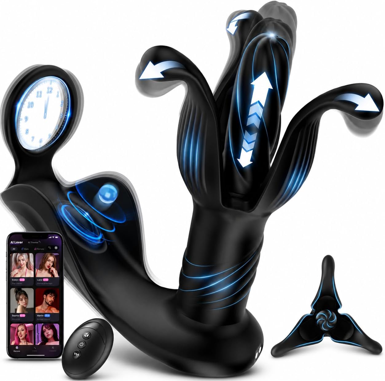 Premium App-Controlled Personal Wellness Massager  Ergonomic Rechargeable Intimate Wellness Device with Adjustable Multi-Mode Vibration, Remote & App Control, Body-Safe Silicone, Comfortable Design, and Waterproof Construction.