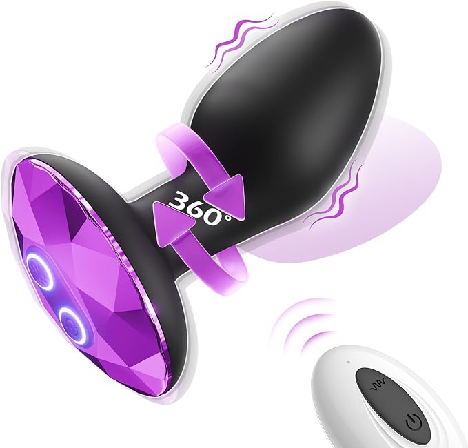 Personal Wellness Massager – Waterproof Silicone Device with 10 Rotation & Vibration Modes, Ergonomic Design, Flexible Comfort Fit & Easy-to-Use Controls for Beginners and Experienced Users