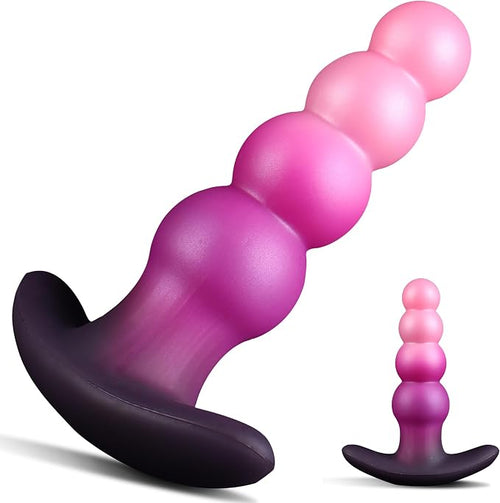 Body Wellness Massager – Premium Soft-Touch Silicone Design with Secure T-Base, Ergonomic 6.3-Inch Profile, Flexible Beaded Contours & Comfortable Wearable Fit