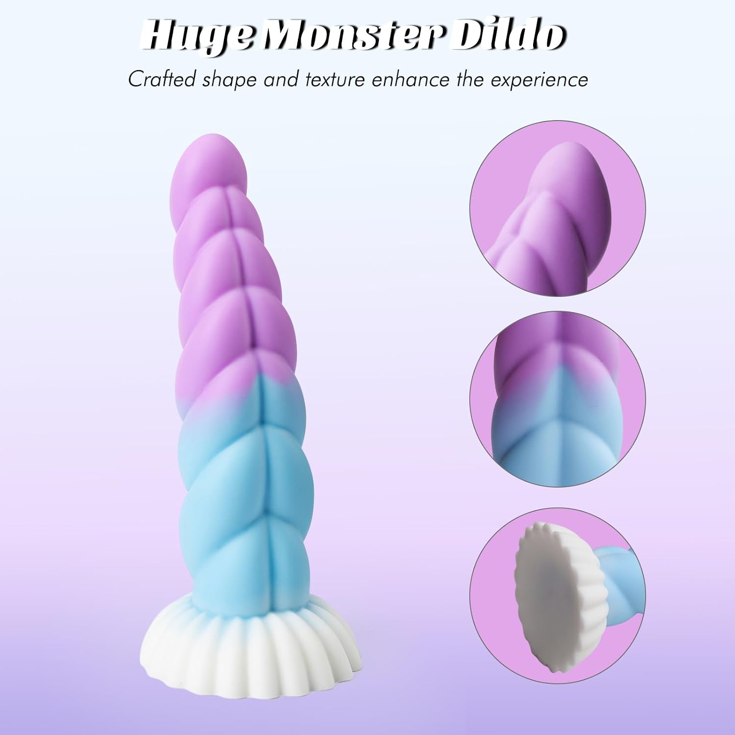 11.2" Premium Realistic Silicone Personal Wellness Massager  Extra-Long Flexible Body-Safe Silicone Design with Strong Suction Base, Ergonomic Form, Durable Construction, and Premium Smooth Finish.