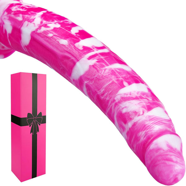 12" Soft Silicone Premium Extra-Long Silicone Personal Wellness Massager  Soft Body-Safe Silicone Design with Flexible Construction, Hands-Free Suction Base, Ergonomic Form, and Durable Premium Finish.