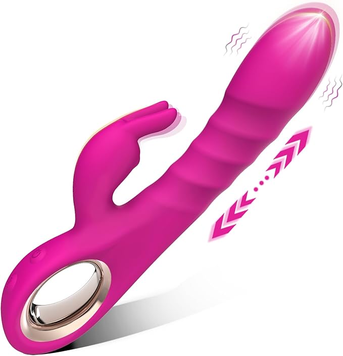 3 in 1 Thrusting Dildo Vibrator Adult Sex Toys Rabbit Vibrators