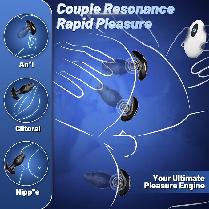 Smart Personal Wellness Massager – App & AI-Controlled Silicone Device with 360° Rotation, Multi-Mode Vibration, Ergonomic Design & Comfortable, Flexible Fit