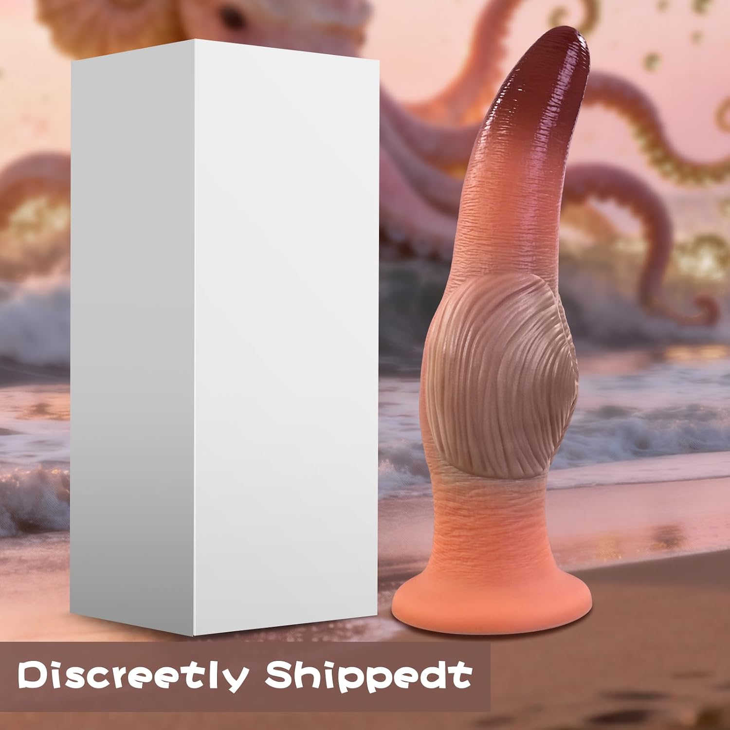 XXL Fantasy Personal Wellness Companion – Premium Soft-Touch Silicone Design with Extra-Thick Knotted Profile, Stable Suction Base, Ergonomic Contours & Advanced Comfort Fit