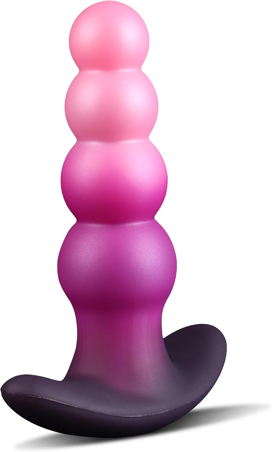 Body Wellness Massager – Premium Soft-Touch Silicone Design with Secure T-Base, Ergonomic 6.3-Inch Profile, Flexible Beaded Contours & Comfortable Wearable Fit
