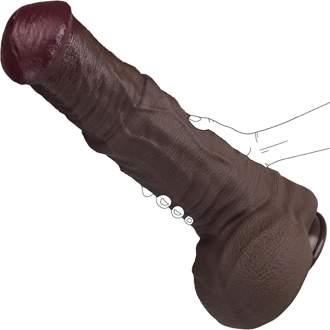 Premium Body Wellness Companion – Extra-Large Soft-Touch Silicone Design with Flexible Ergonomic Contours, Ribbed Texture & Stable Hands-Free Base
