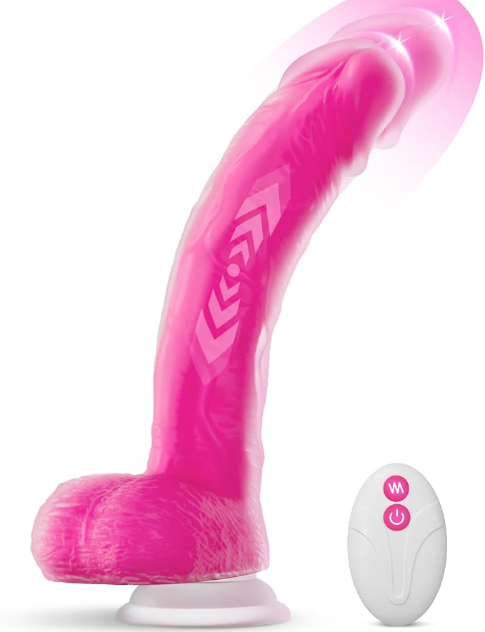 Rose Personal Wellness Massager – Remote-Controlled Silicone Device with 10 Dynamic Motion & 7 Vibration Modes, Stable Suction Base, Ergonomic Design & Premium Soft-Touch Finish