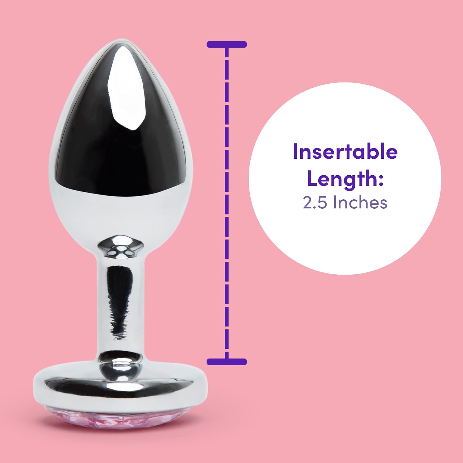 Compact Personal Wellness Massager – Premium Pink Metal Design with Smooth Tapered Profile, Balanced Weighted Construction & Ergonomic Comfort