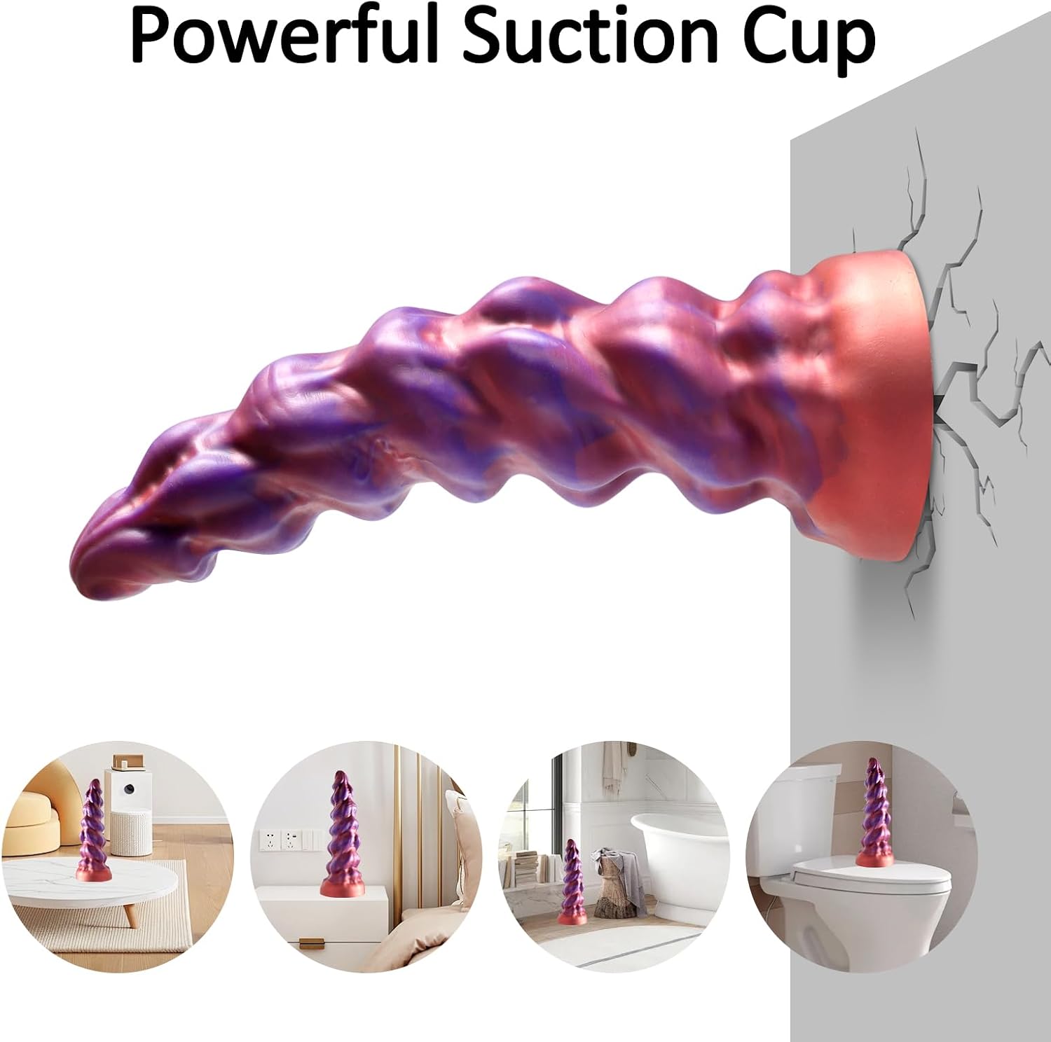 XXL Fantasy Personal Wellness Companion – Premium Silicone Design with Extra-Large Profile, Flexible Ergonomic Contours, Strong Suction Base & Stable Hands-Free Support