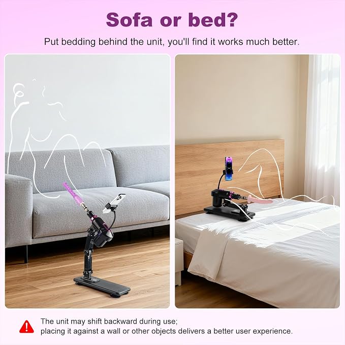 Mini Personal Wellness System – Compact Automatic Comfort Device with Dual Attachments, Multi-Angle Adjustable Stand, Ergonomic Design & Versatile Connector Support