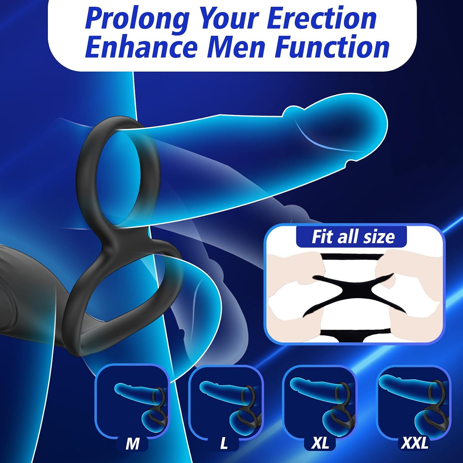 Premium 360° Rotating Rechargeable Personal Massager  Ergonomic C-Shaped Intimate Wellness Device with 10 Vibration Modes, Remote Control, Waterproof Design, Body-Safe Silicone, and Comfortable Wearable Fit.