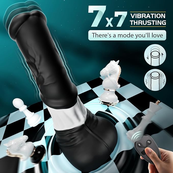 Personal Massager – App & Remote-Control Wellness Device with Dynamic Thrusting & Vibration Modes, Stable Suction Base, Ergonomic Design & Premium Soft-Touch Construction.