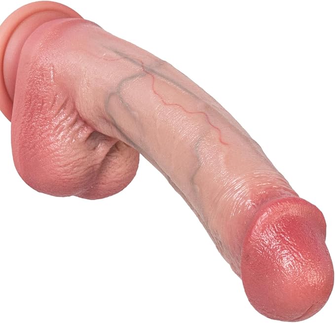 8" Personal Wellness Companion – Premium Dual-Density Silicone Design with Realistic Soft-Touch Finish, Ergonomic Contours, Strong Suction Base & Stable Hands-Free Support