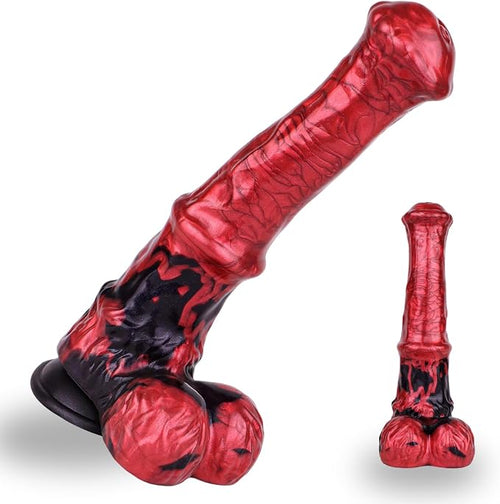 Premium Personal Wellness Massager – 10-Inch Soft-Touch Silicone Design with Strong Suction Base, Ergonomic Contours, Hands-Free Stability & Versatile Comfort