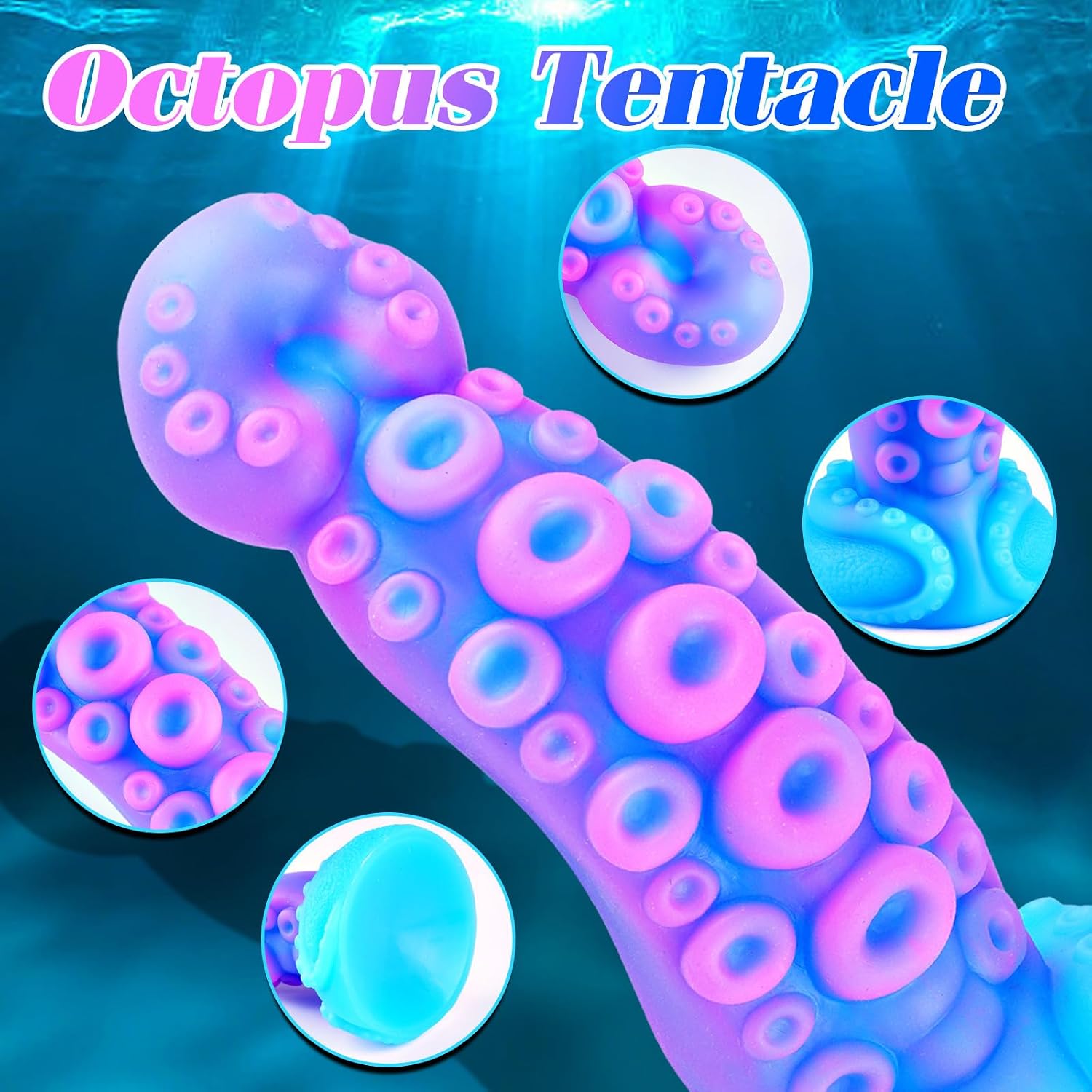 10" Silicone Fantasy Premium Extra-Large Silicone Fantasy Personal Wellness Massager  Flexible Body-Safe Silicone Design with Wide XL Construction, Hands-Free Suction Base, Unique Textured Finish, Waterproof-Friendly Build, and Durable Premium Materials.