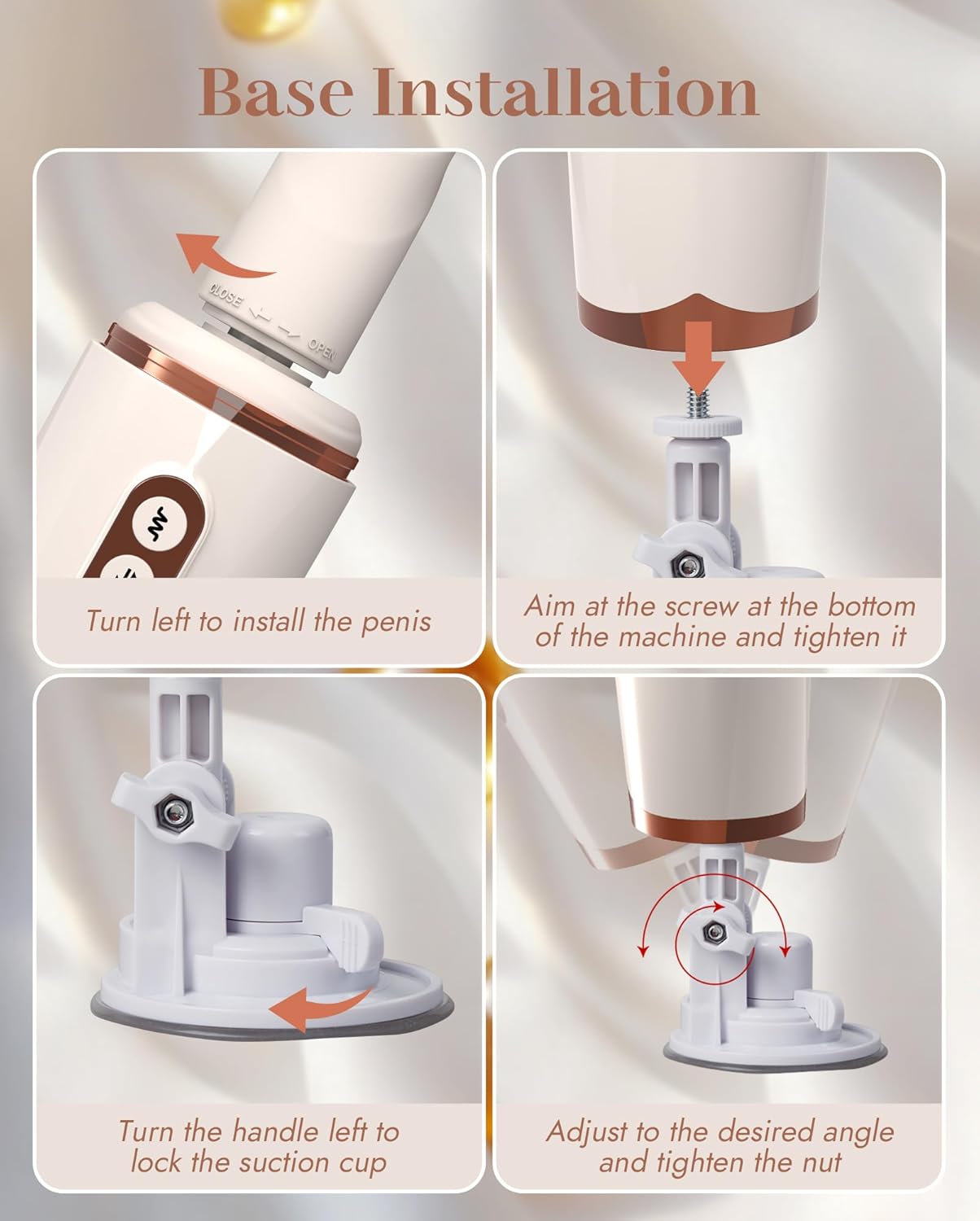 Smart Personal Wellness System – Dual-Head Device with 14 Dynamic Motion & Vibration Modes, Gentle Warming Function, Stable Suction Base & Adjustable Comfort Design