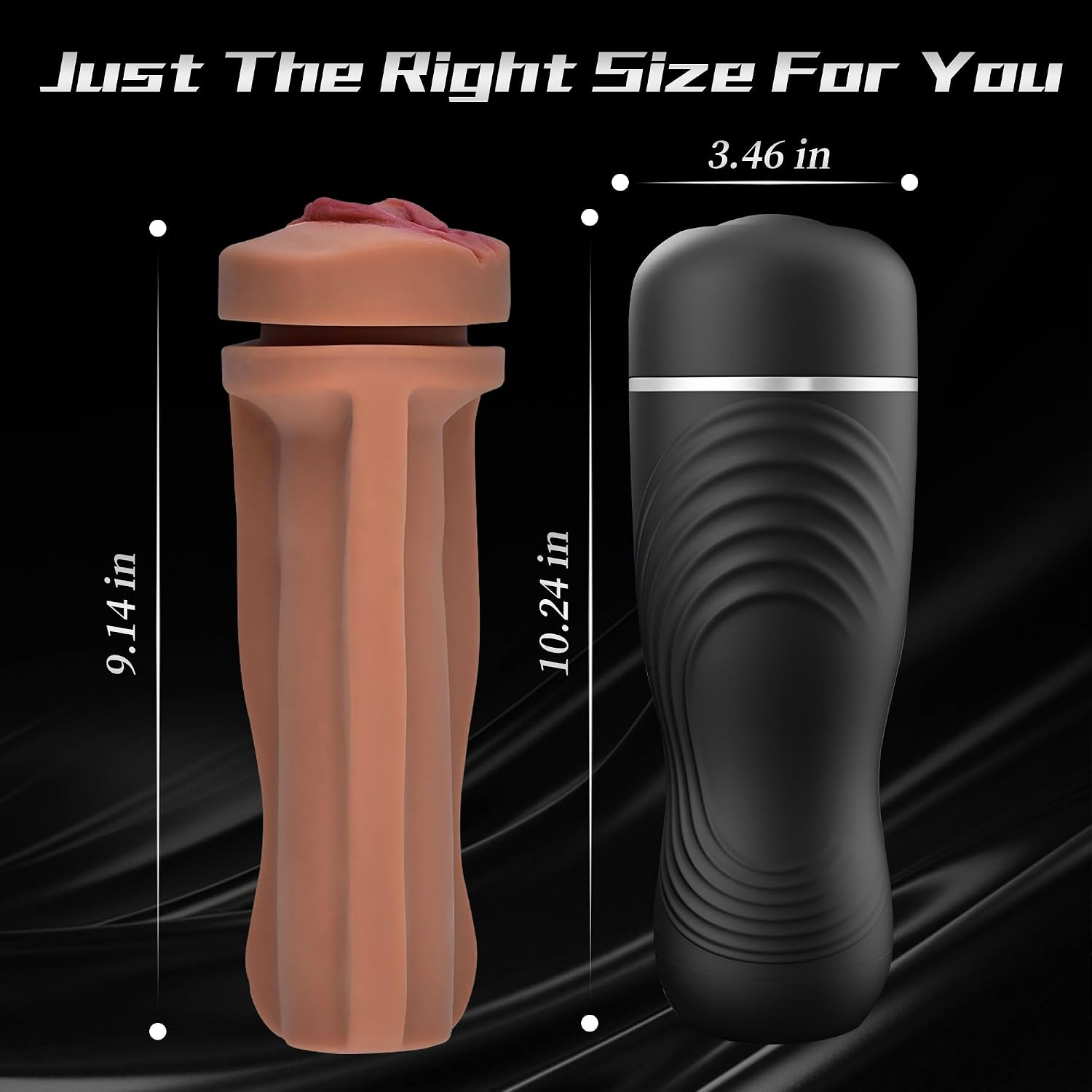 Portable Personal Wellness Massager – Premium Soft-Touch Stroker with Deep Textured Interior, Flexible Comfort Design, Ergonomic Grip & Travel-Friendly Construction