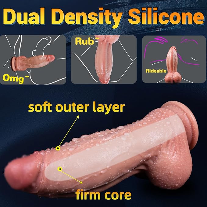XXL Personal Wellness Companion – Premium Dual-Density Silicone Design with Extra-Wide 2.56-Inch Profile, Strong Suction Base, Soft-Touch Finish & Stable Hands-Free Support