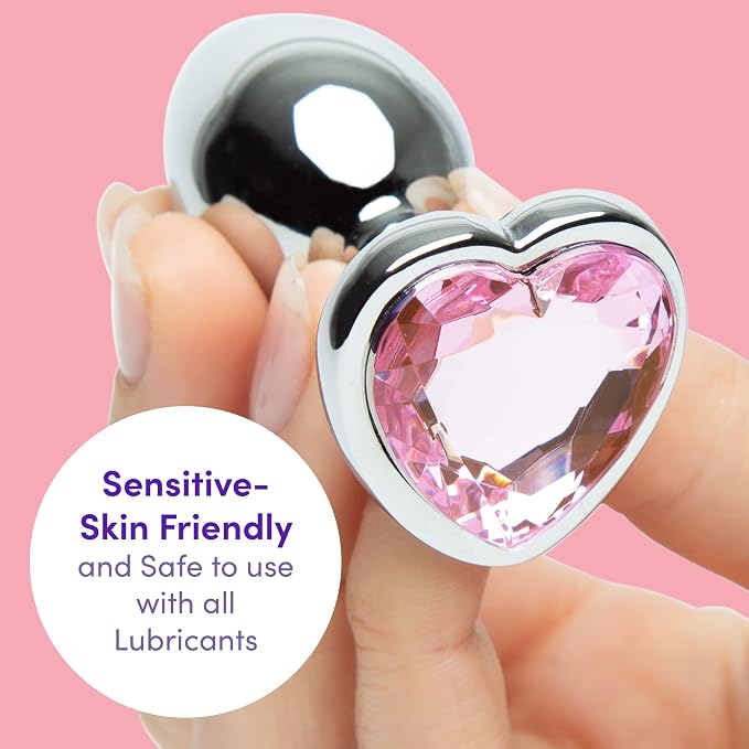 Compact Personal Wellness Massager – Premium Pink Metal Design with Smooth Tapered Profile, Balanced Weighted Construction & Ergonomic Comfort