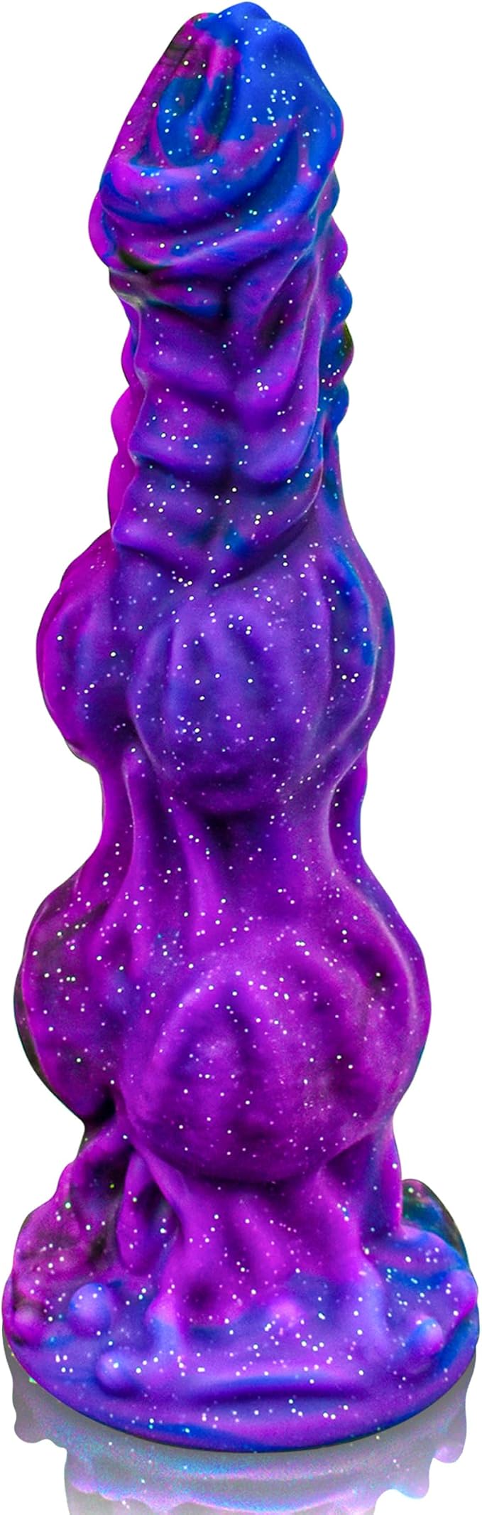 Fantasy Wellness Companion – Premium Soft-Touch Silicone Design with Dual Knotted Contours, Flexible Ergonomic Profile, Strong Suction Base & Stable Hands-Free Support