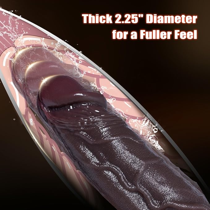 XXL Personal Wellness Companion – Premium Dual-Density Silicone Design with Extra-Wide 2.25-Inch Profile, Soft-Touch Finish, Stable Suction Base & Hands-Free Comfort