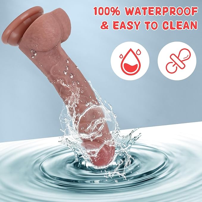 7.8" Personal Wellness Companion – Premium Liquid Silicone Design with Lifelike Soft-Touch Finish, Strong Suction Base, Ergonomic Profile & Hands-Free Stability