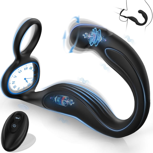 Premium 360° Rotating Rechargeable Personal Massager  Ergonomic C-Shaped Intimate Wellness Device with 10 Vibration Modes, Remote Control, Waterproof Design, Body-Safe Silicone, and Comfortable Wearable Fit.