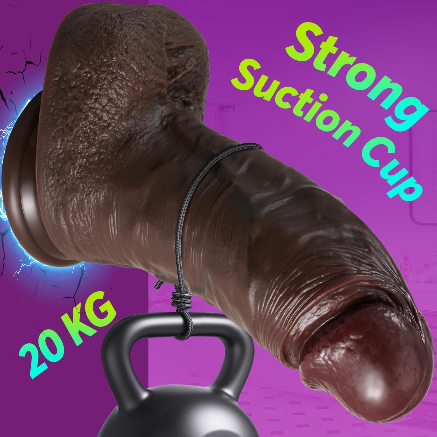 XXL Personal Wellness Companion – Premium Dual-Density Silicone Design with Extra-Thick Profile, Realistic Soft-Touch Finish, Strong Suction Base & Stable Hands-Free Support