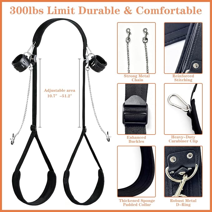 Personal Wellness Accessory Kit – Premium Adjustable Comfort Set with Soft-Touch Cuffs, Eye Mask, Body Straps & Coordinated Accessories