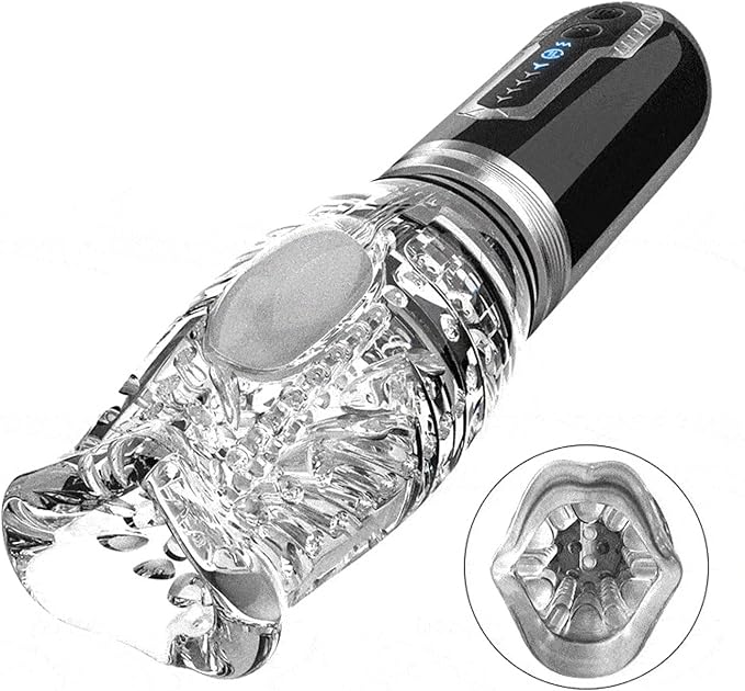 3 Automatic Stroker for Men, 10 Vibrating + 5 Rotating Modes