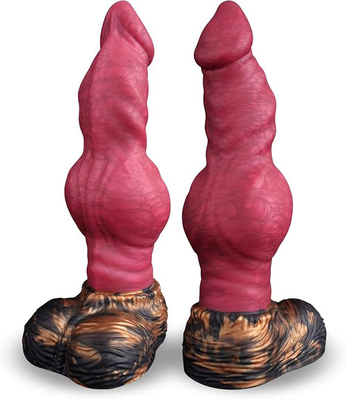 Fantasy Personal Wellness Companion – Premium Soft-Touch Silicone Design with Knotted Contours, Stable Suction Base, Flexible Ergonomic Profile & Hands-Free Support