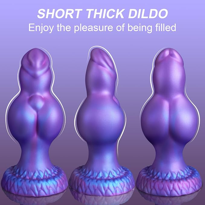XXL Personal Wellness Companion – Premium Soft-Touch Silicone Design with 3-Inch Wide Profile, Knotted Ergonomic Contours, Strong Suction Base & Stable Hands-Free Support