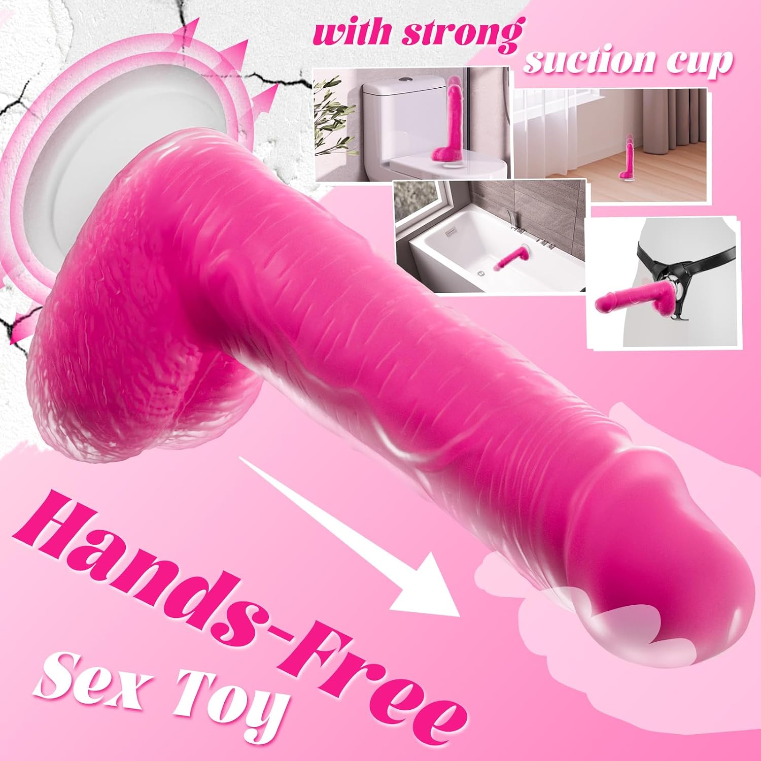 Rose Personal Wellness Massager – Remote-Controlled Silicone Device with 10 Dynamic Motion & 7 Vibration Modes, Stable Suction Base, Ergonomic Design & Premium Soft-Touch Finish