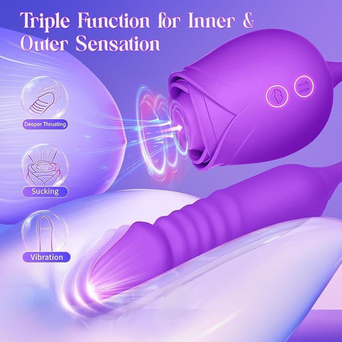 Smart Personal Wellness Massager – App-Controlled Silicone Device with 10 Multi-Mode Settings, AI Sync, Waterproof Design, Gentle Suction & Dynamic Motion Functions
