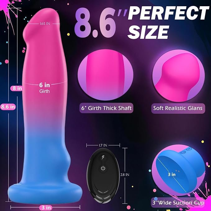 Personal Massager – Waterproof Remote-Control Wellness Device with 10+1 Comfort Modes, Dual-Action Rotation & Vibration, Hands-Free Suction Base and Ergonomic Desig.